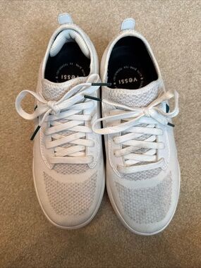 Vessi Weekend Sneaker Marble White Women’s Size W8 Waterproof Lightweight